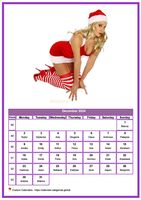 December 2024 calendar women