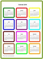 2026 annual color calendar