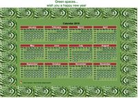 2016 printable calendar with picture, size 4x3 table