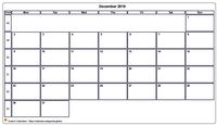 Calendar December 2019