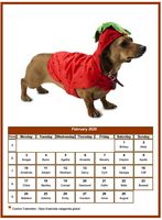 February 2020 calendar of serie 'dogs'
