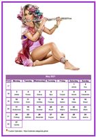 May 2021 calendar women