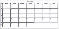 Calendar august 2023
