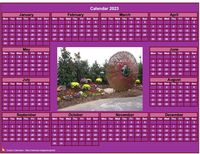 2023 pink photo calendar