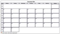 Calendar December 2024