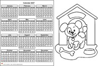 Annual coloring schedule 2027