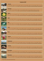 2027 horizontal photo calendar