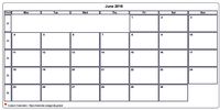 Calendar June 2017